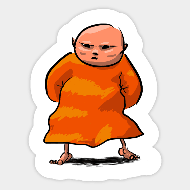 Buddha Sticker by Nikokosmos